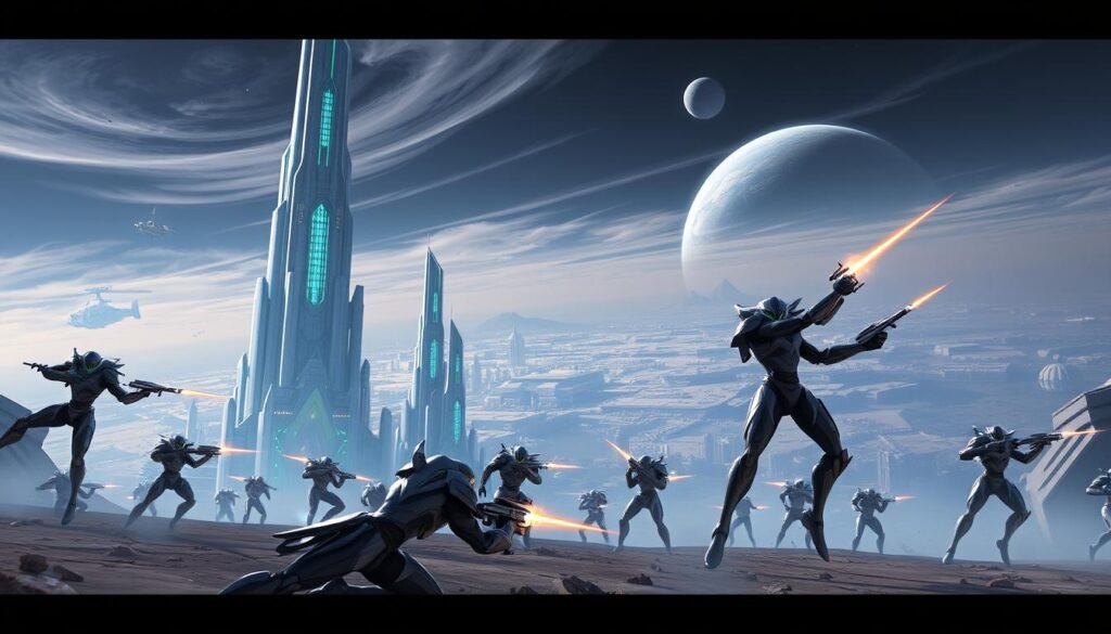 Warframe gameplay