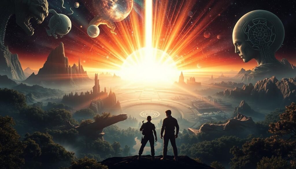 parallel worlds game concept mechanics